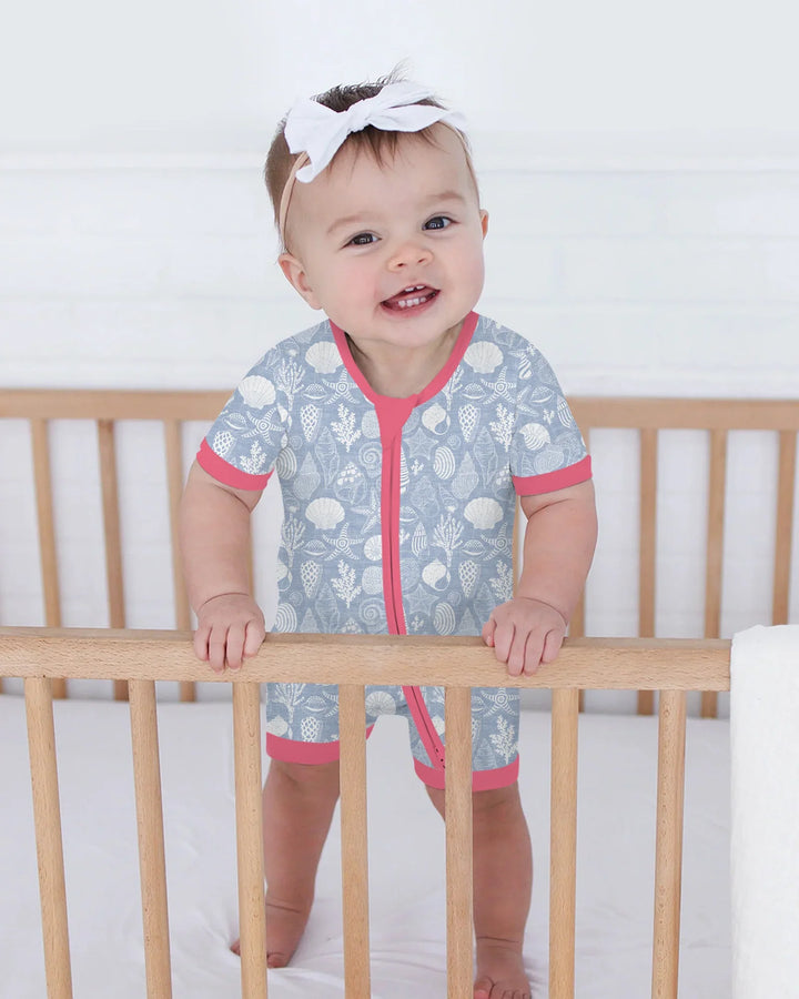 Coastal Treasures Bamboo Shorty Zippy
