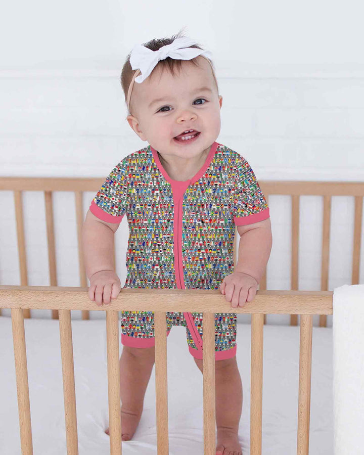 Around The World Bamboo Shorty Zippy