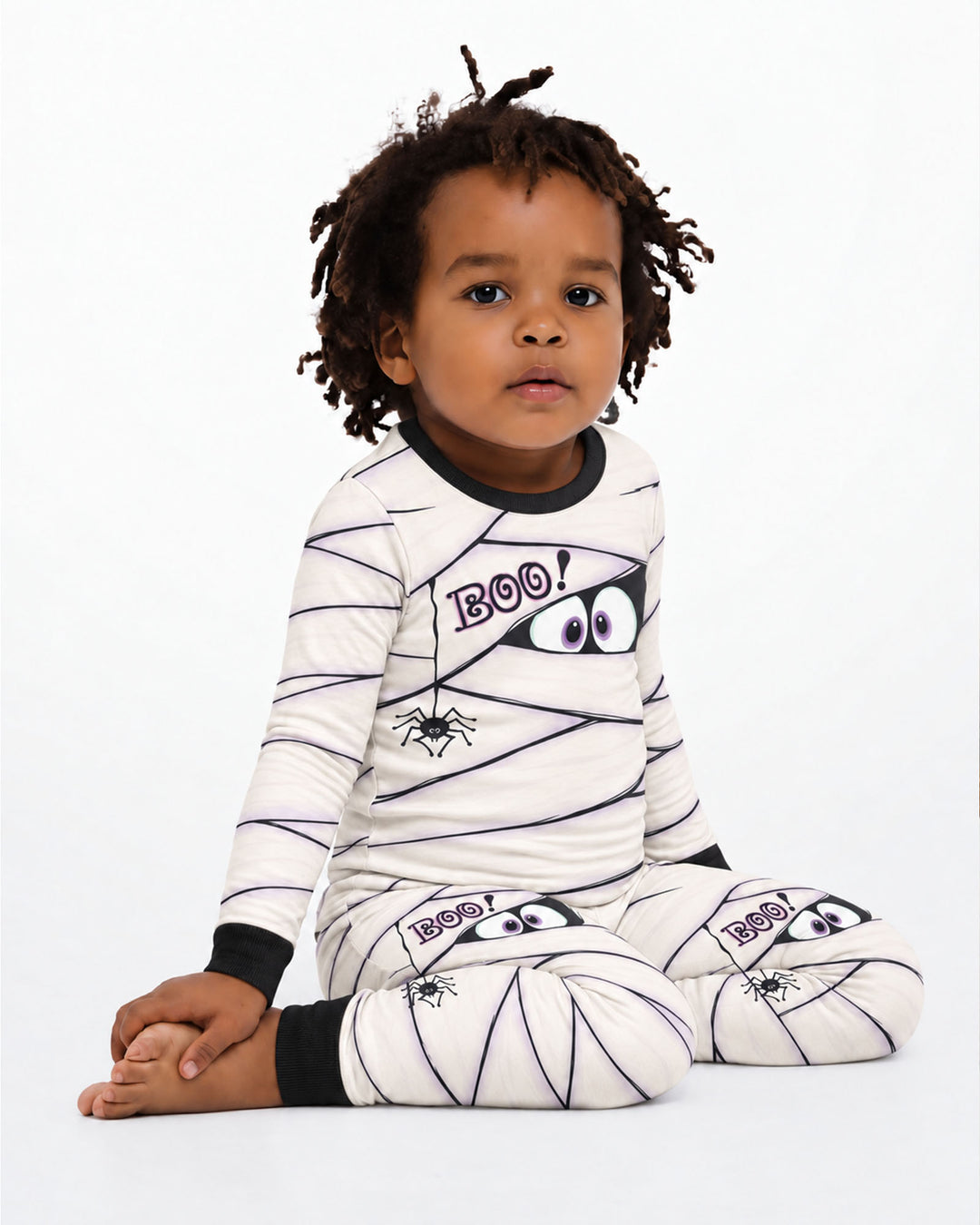 Little Mummy Halloween Bamboo Two Piece Long Sleeve Pajama Set