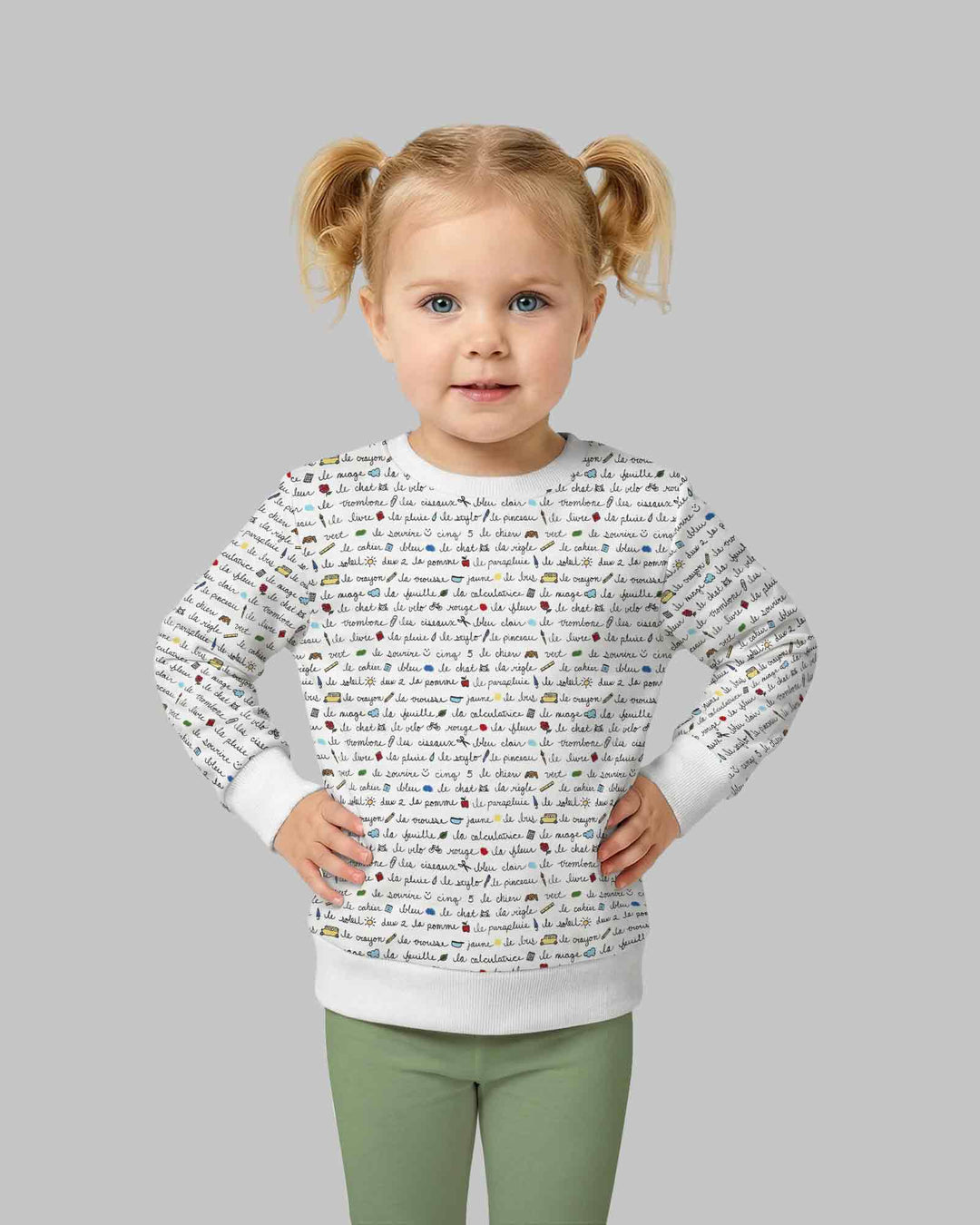 French Classroom Notes Bamboo Crewneck Sweatshirt