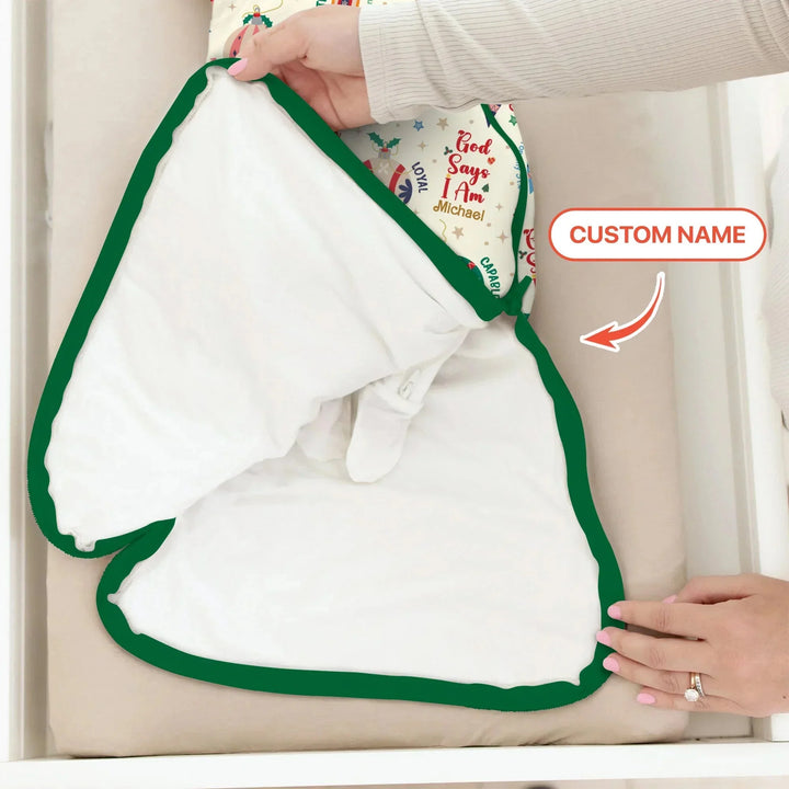 God Says I Am Joyful Christmas Sleep Bag For Baby , God Says I Am Joyful Christmas Sleep Bag For Baby - XS / 0.5 TOG