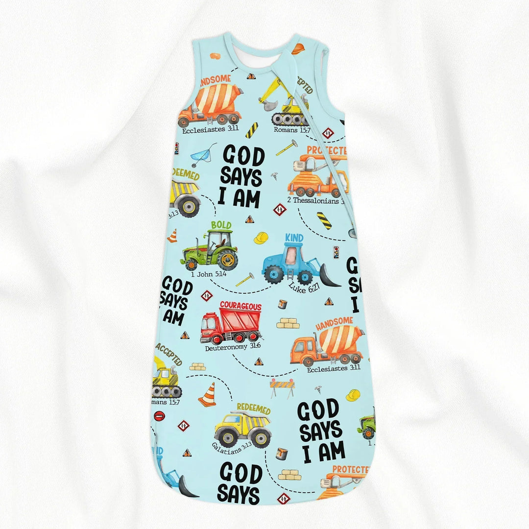 God Says I Am Sleep Bag 1.0 TOG , God Says I Am Sleep Bag 1.0 TOG - XS / Blue