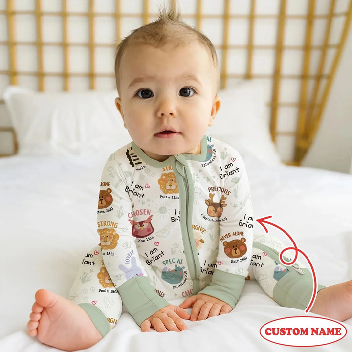 God’s Little Zoo Custom Name Convertible Zippy , God’s Little Zoo Custom Name Convertible Zippy - 0-3M