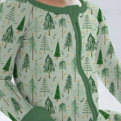 Green Christmas Tree Farm Convertible Zippy , Green Christmas Tree Farm Convertible Zippy - 0-3M