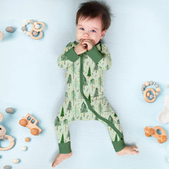 Green Christmas Tree Farm Convertible Zippy , Green Christmas Tree Farm Convertible Zippy - 0-3M
