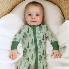 Green Christmas Tree Farm Convertible Zippy , Green Christmas Tree Farm Convertible Zippy - 0-3M
