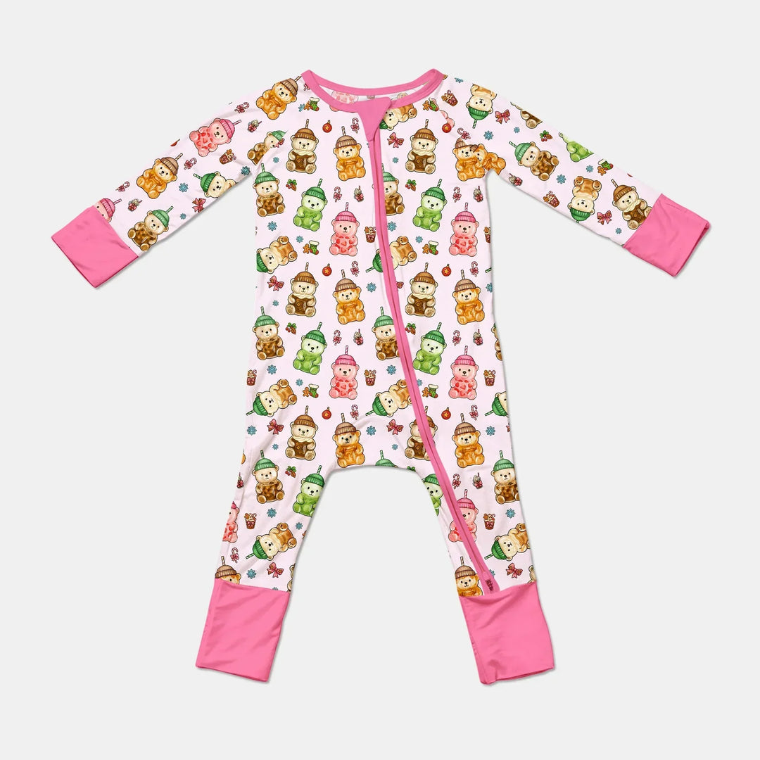 Holiday Bear Cup Bamboo Convertible Zippy