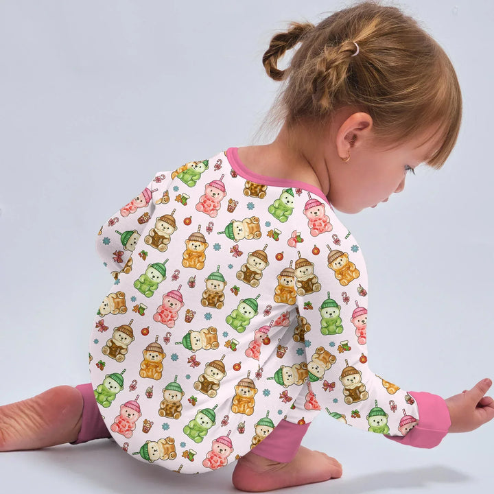 Holiday Bear Cup Bamboo Convertible Zippy