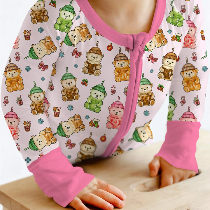 Holiday Bear Cup Bamboo Convertible Zippy