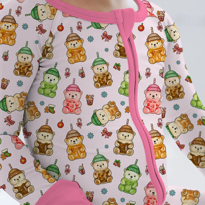 Holiday Bear Cup Bamboo Convertible Zippy