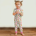 Holiday Bear Cup Bamboo Two Piece Short Sleeve Pajama Set