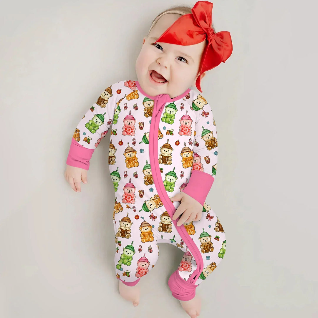 Holiday Bear Cup Bamboo Convertible Zippy