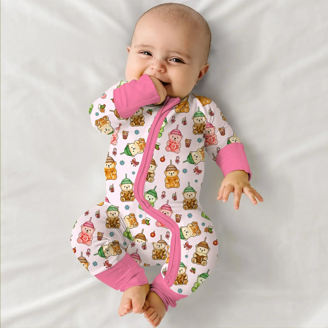 Holiday Bear Cup Bamboo Convertible Zippy