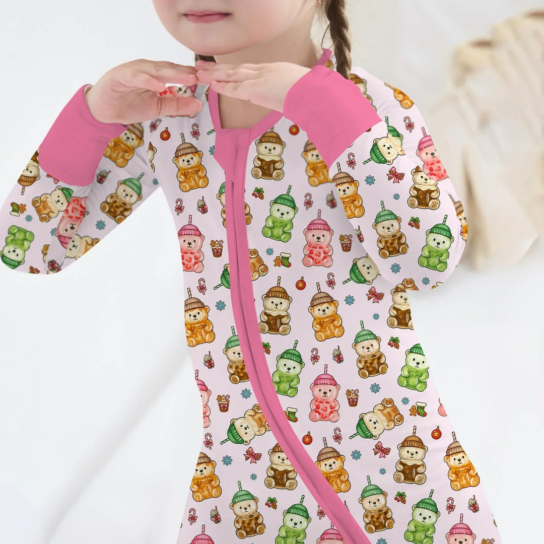Holiday Bear Cup Bamboo Convertible Zippy
