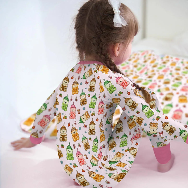Holiday Bear Cup Bamboo Convertible Zippy