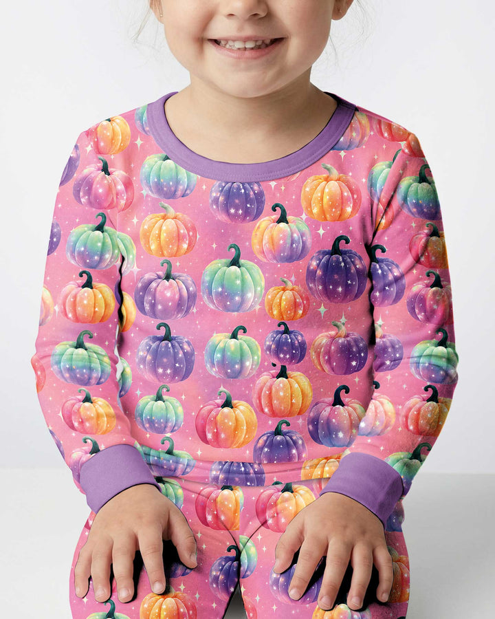 Enchanted Pumpkin Patch Bamboo Two Piece Long Sleeve Pajama Set