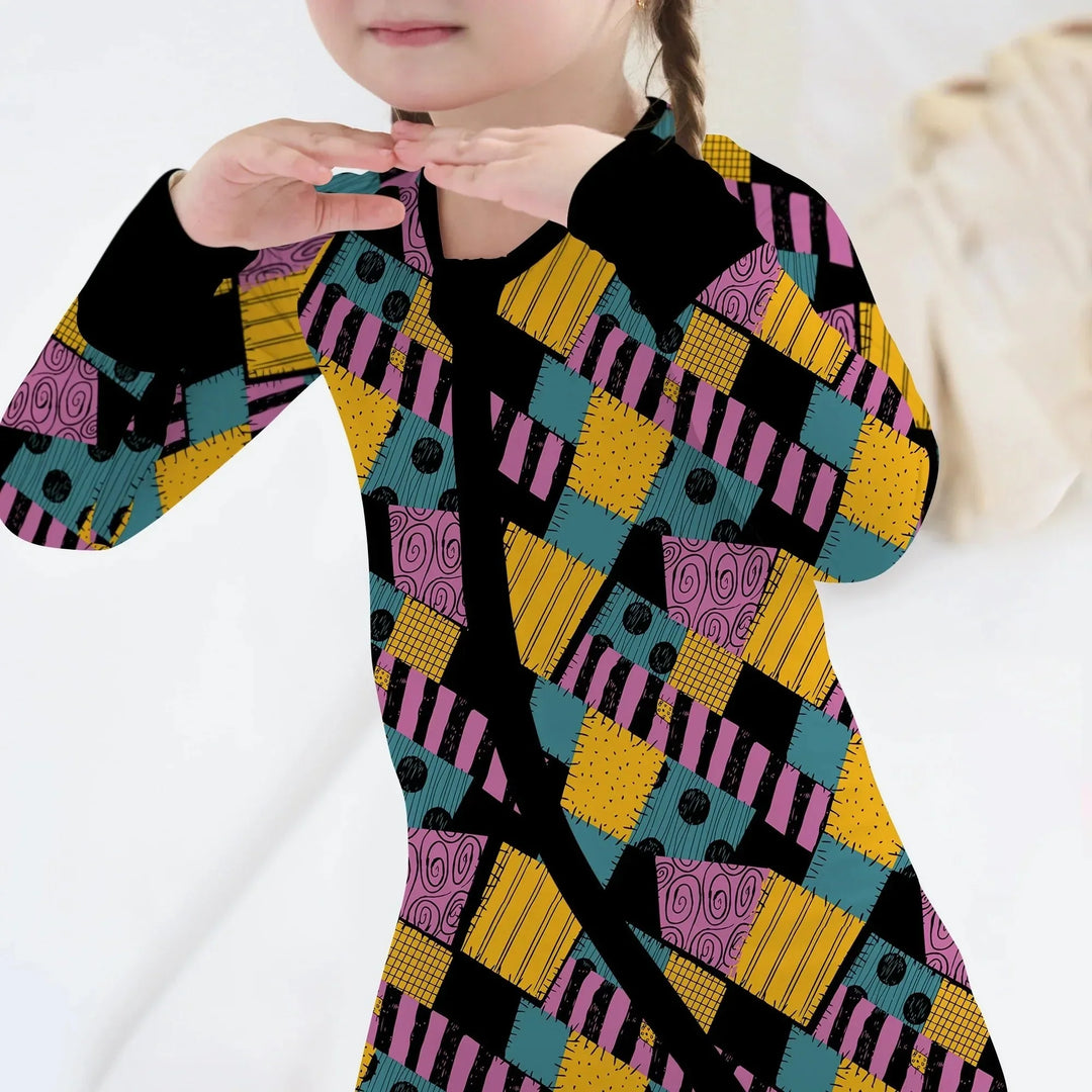 Halloween Patchwork Cartoon Convertible Zippy , Halloween Patchwork Cartoon Convertible Zippy - 0-3M