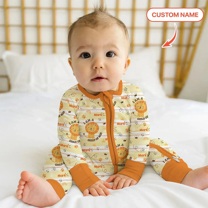 I Am A Child Of God Custom Name Boy Convertible Zippy , I Am A Child Of God Custom Name Boy Convertible Zippy - 0-3M
