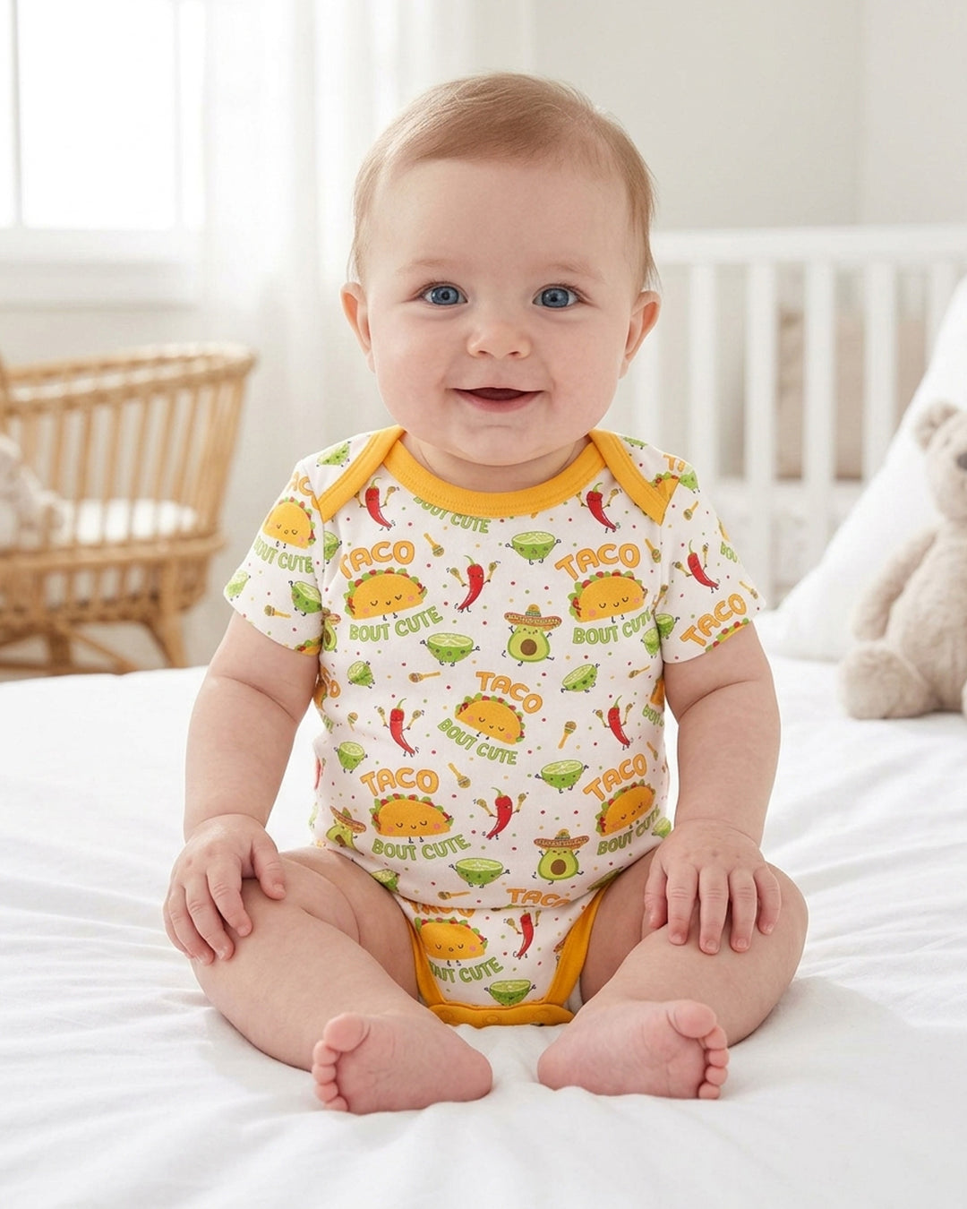 Funny Taco Bamboo Bodysuit