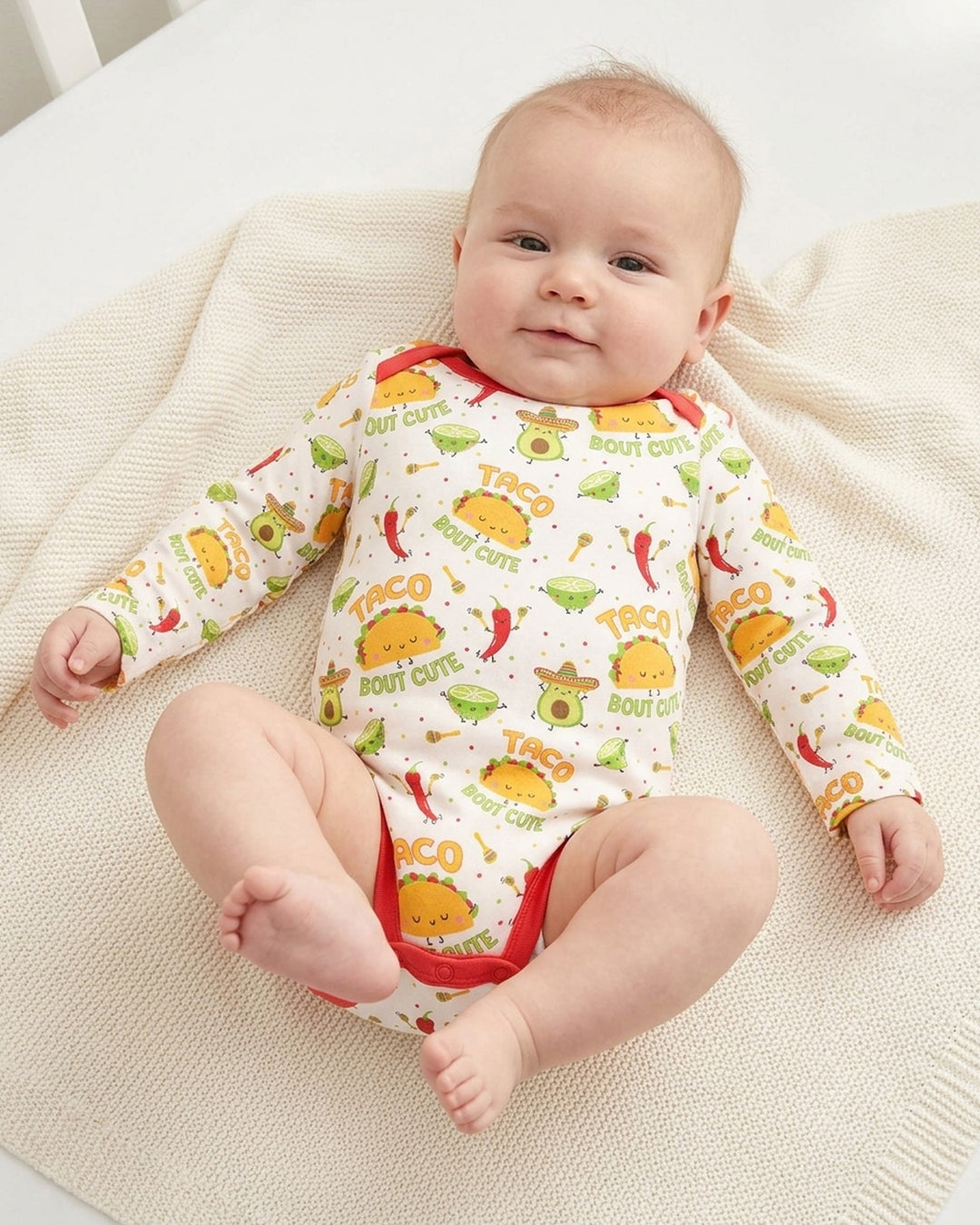 Funny Taco Bamboo Bodysuit