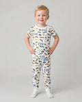 He Called Me To Fish Daddy & Me Matching Bamboo Two Piece Short Sleeve Pajama Set