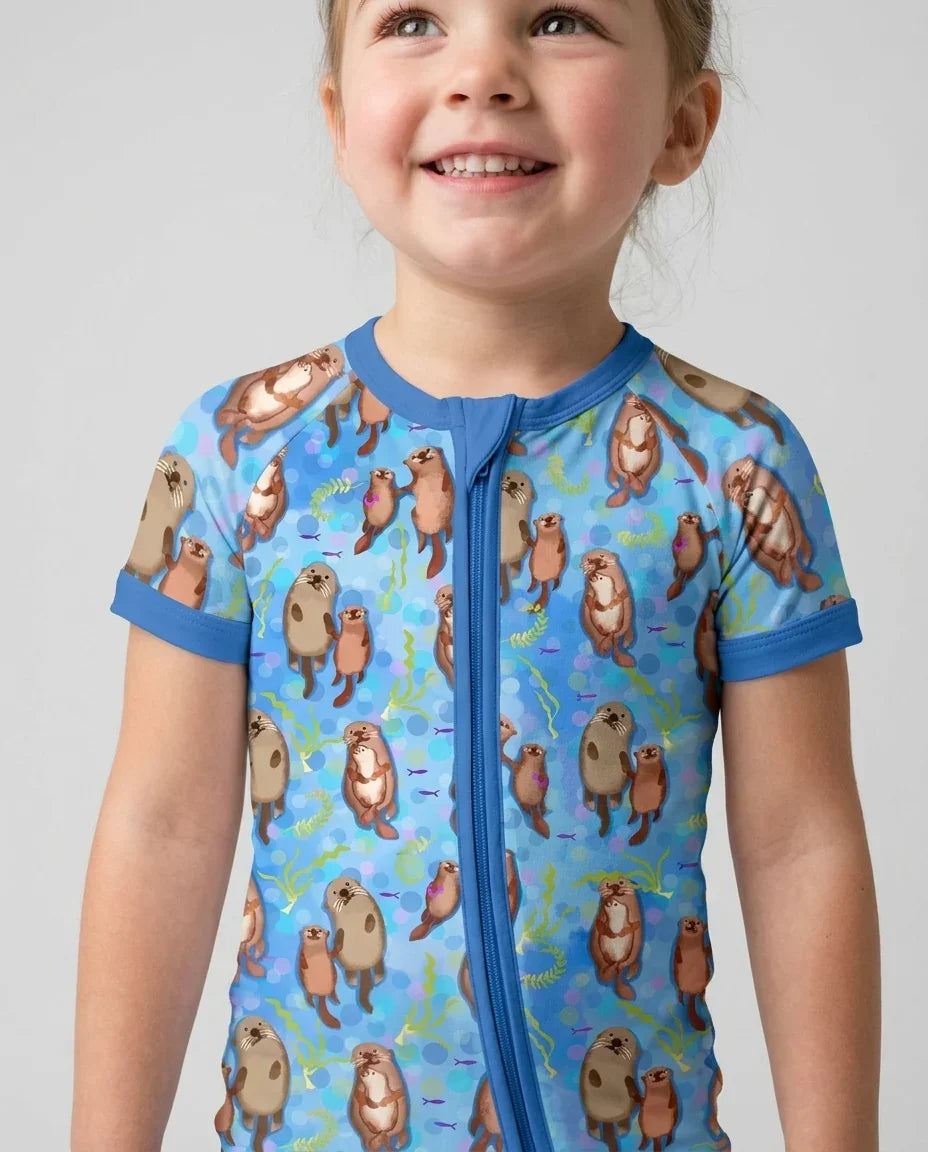 Otterly Together Bamboo Shorty Zippy