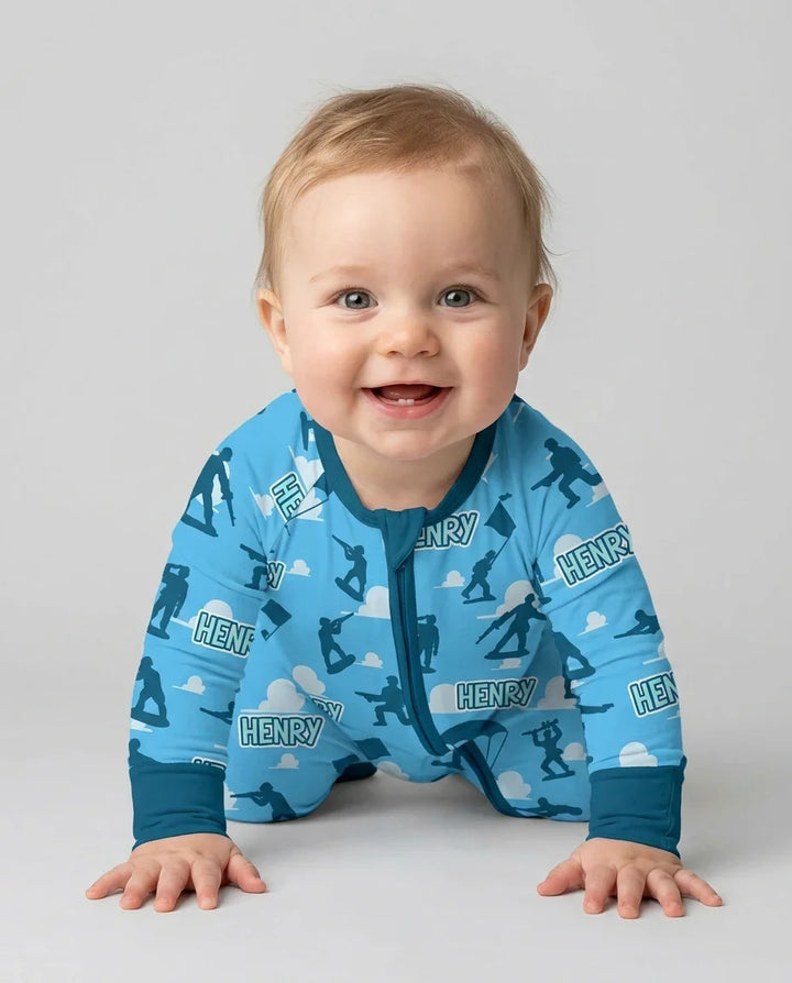 Army Men Memorial Day Bamboo Convertible Zippy