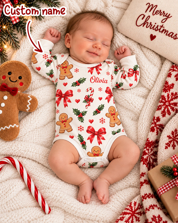 Gingerbread Cuddles Bamboo Bodysuit
