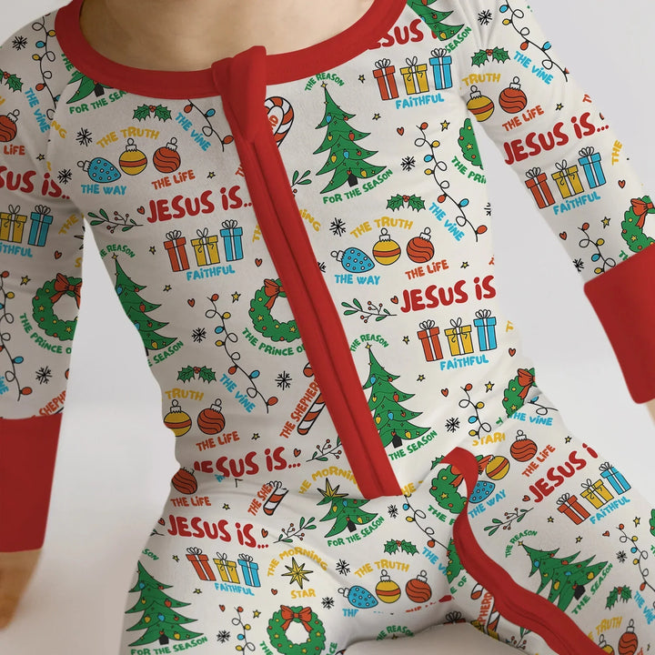 Jesus Is The Reason For The Season Convertible Zippy , Jesus Is The Reason For The Season Convertible Zippy - 0-3M