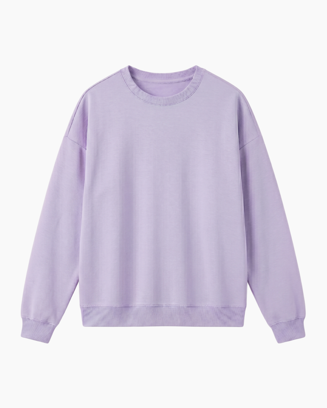 Solid Color Bamboo Adult Crewneck Sweatshirt