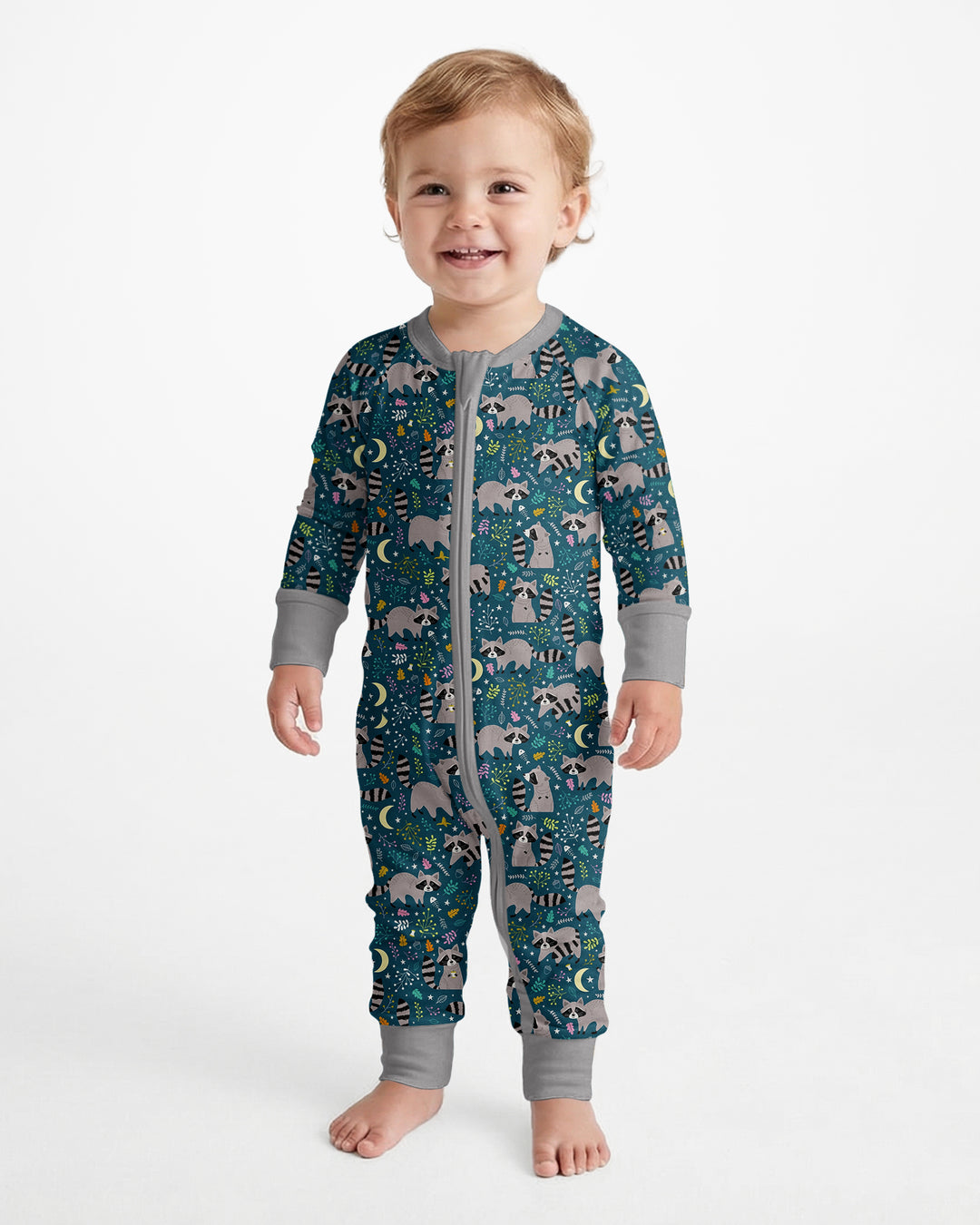 Midnight Raccoons Bamboo Convertible Zippy