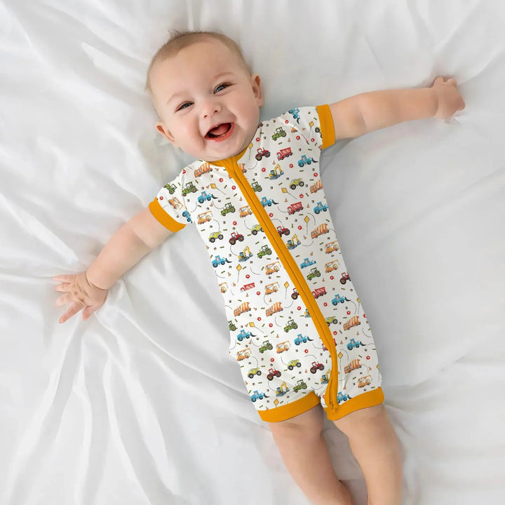 Little Construction Heroes Shorty Zippy , Little Construction Heroes Shorty Zippy - 0-3M