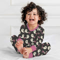 Little Ghosts Two Piece Long Sleeve Pajama Set For Halloween , Little Ghosts Two Piece Long Sleeve Pajama Set For Halloween - 12-18M