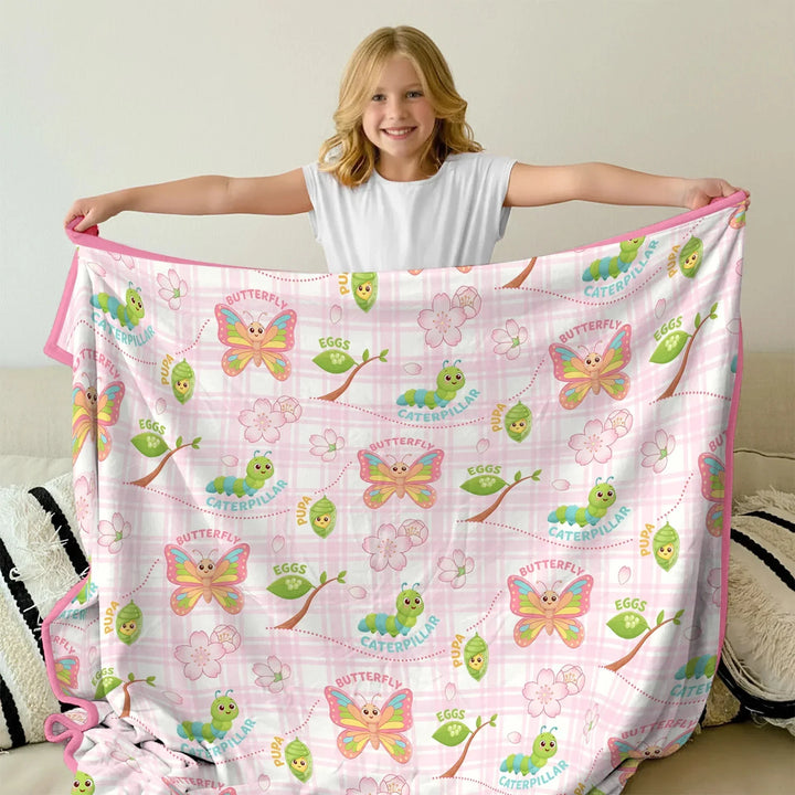 Little Wonders From Cocoon to Butterfly Toddler Blanket , Little Wonders From Cocoon to Butterfly Toddler Blanket - Default Title