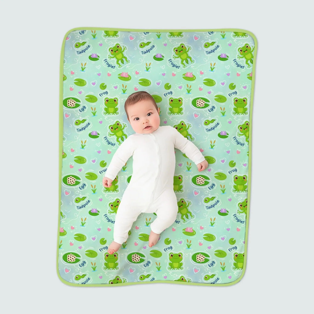 Little Wonders From Tadpole to Frog Toddler Blanket , Little Wonders From Tadpole to Frog Toddler Blanket - Default Title