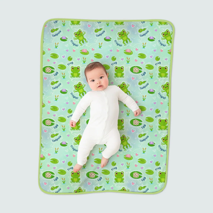 Little Wonders From Tadpole to Frog Toddler Blanket , Little Wonders From Tadpole to Frog Toddler Blanket - Default Title