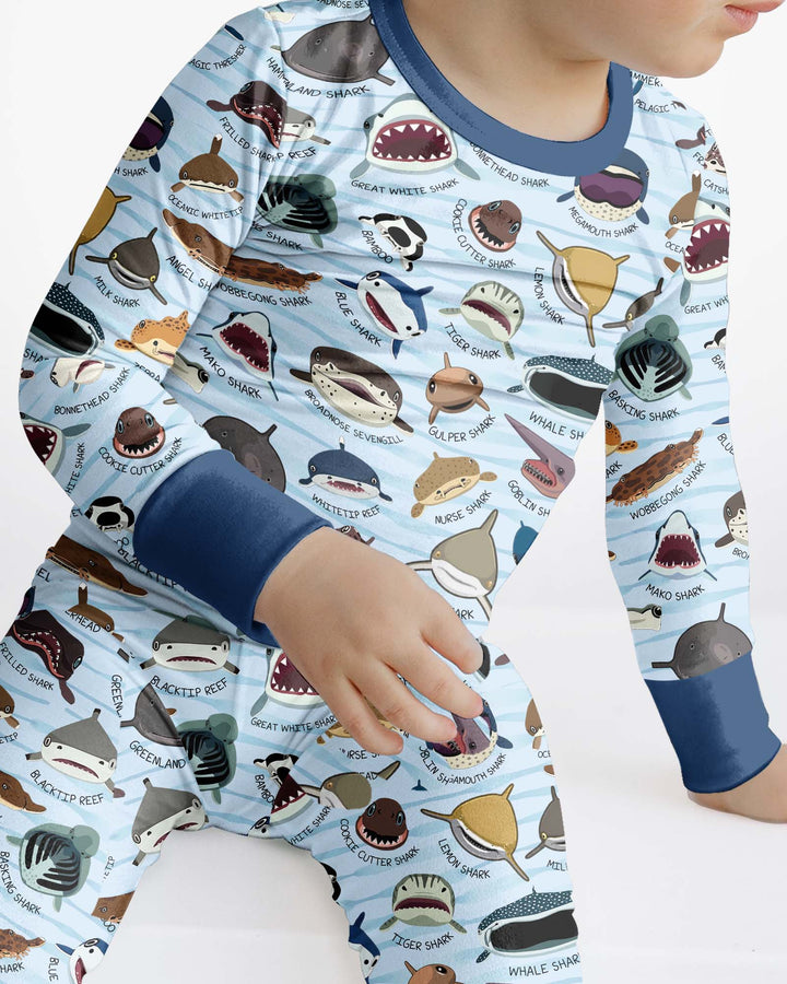 Template Bamboo Two Piece Long Sleeve Pyjamas Set