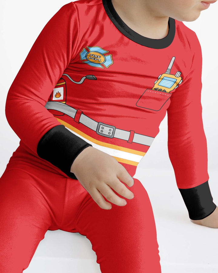Template Bamboo Two Piece Long Sleeve Pyjamas Set