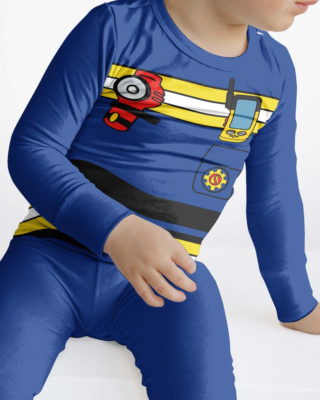 Template Bamboo Two Piece Long Sleeve Pyjamas Set