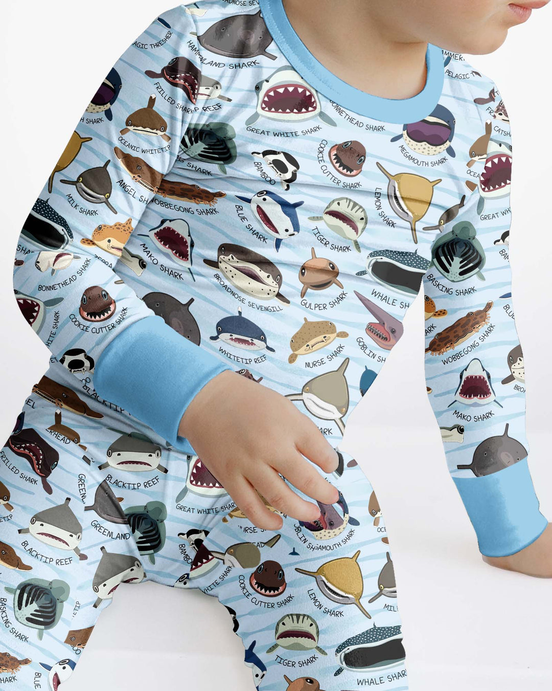 Template Bamboo Two Piece Long Sleeve Pyjamas Set