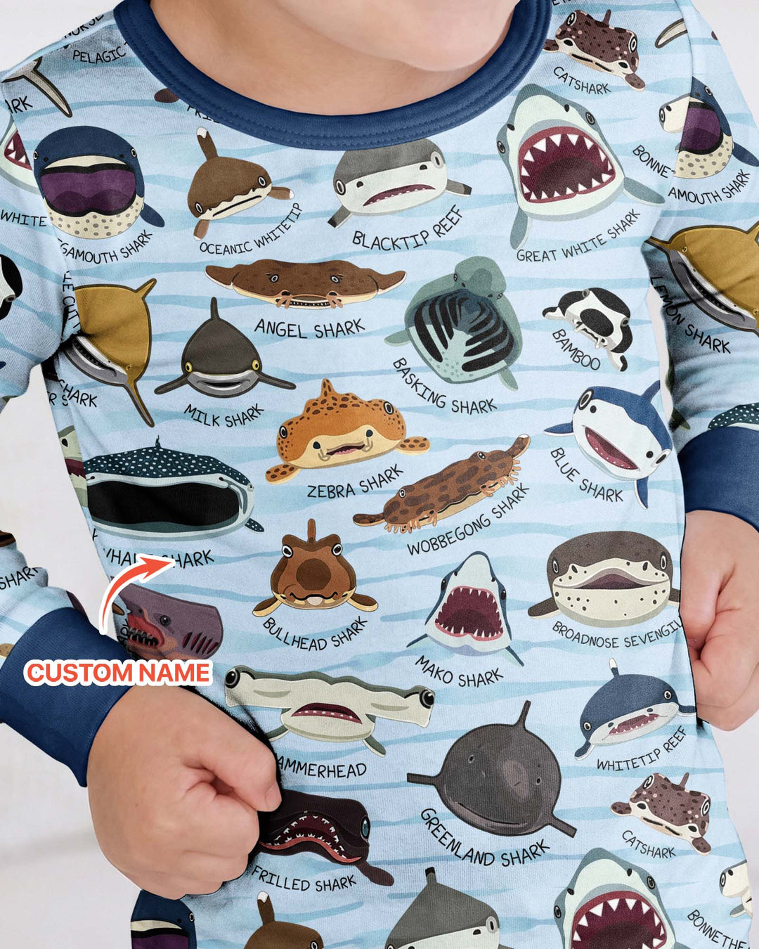 Template Bamboo Two Piece Long Sleeve Pyjamas Set