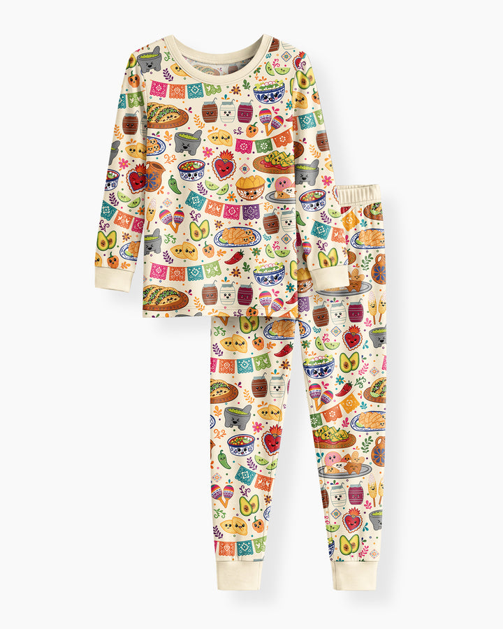 Template Bamboo Two Piece Long Sleeve Pyjamas Set