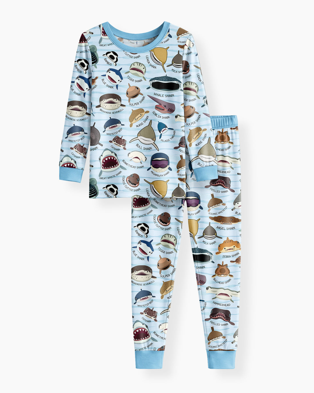 Template Bamboo Two Piece Long Sleeve Pyjamas Set