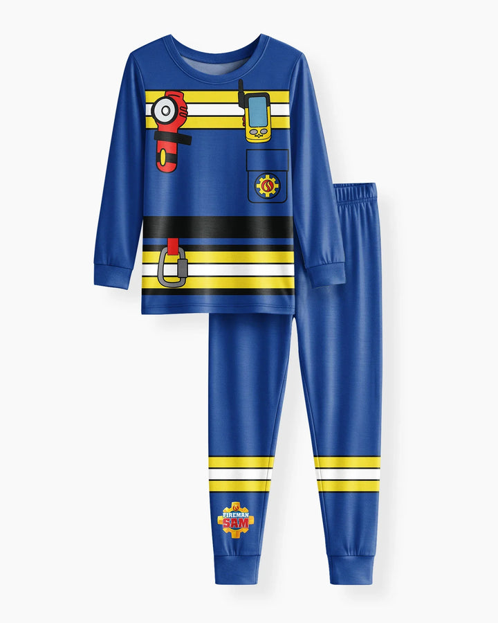Template Bamboo Two Piece Long Sleeve Pyjamas Set