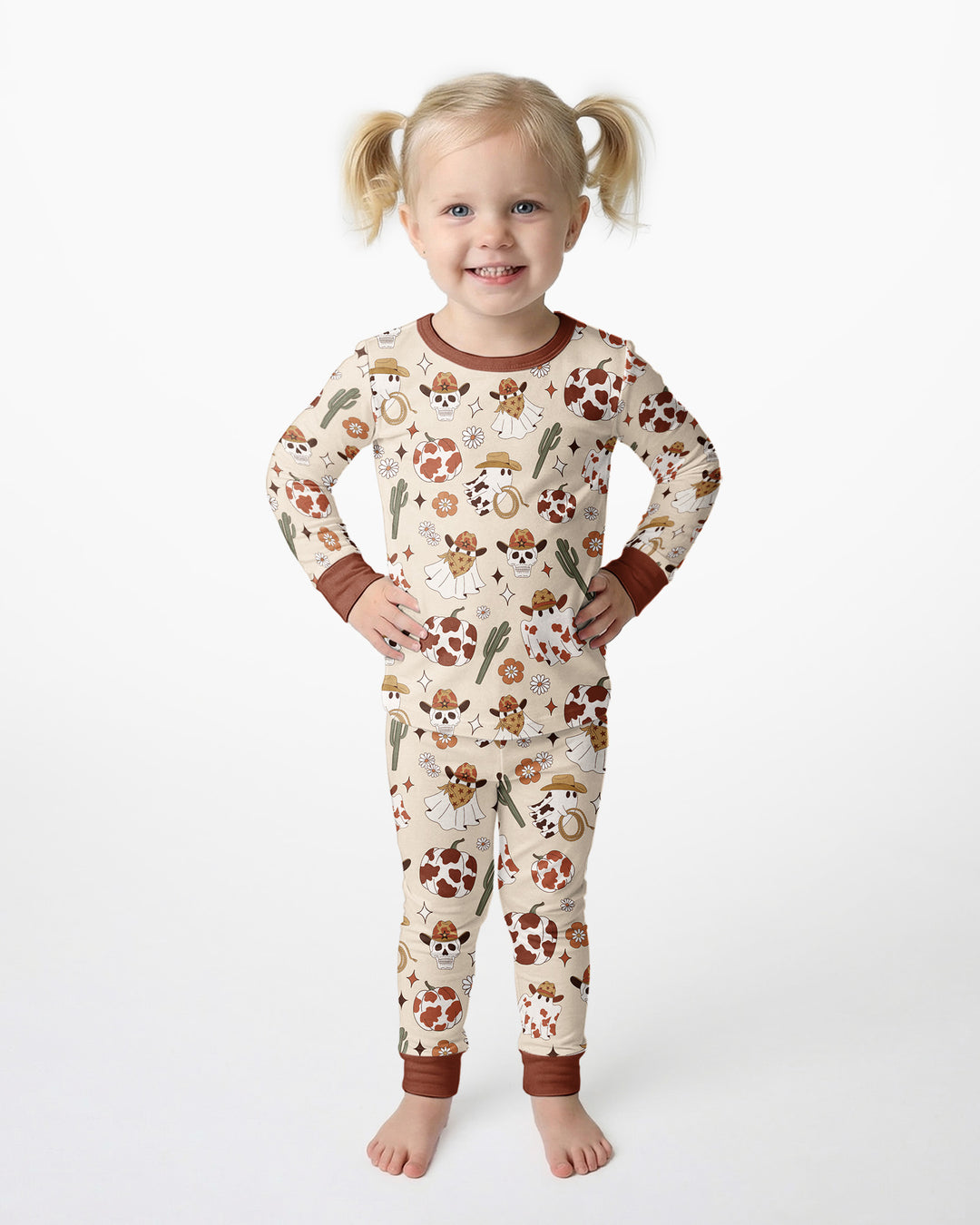 Template Bamboo Two Piece Long Sleeve Pyjamas Set
