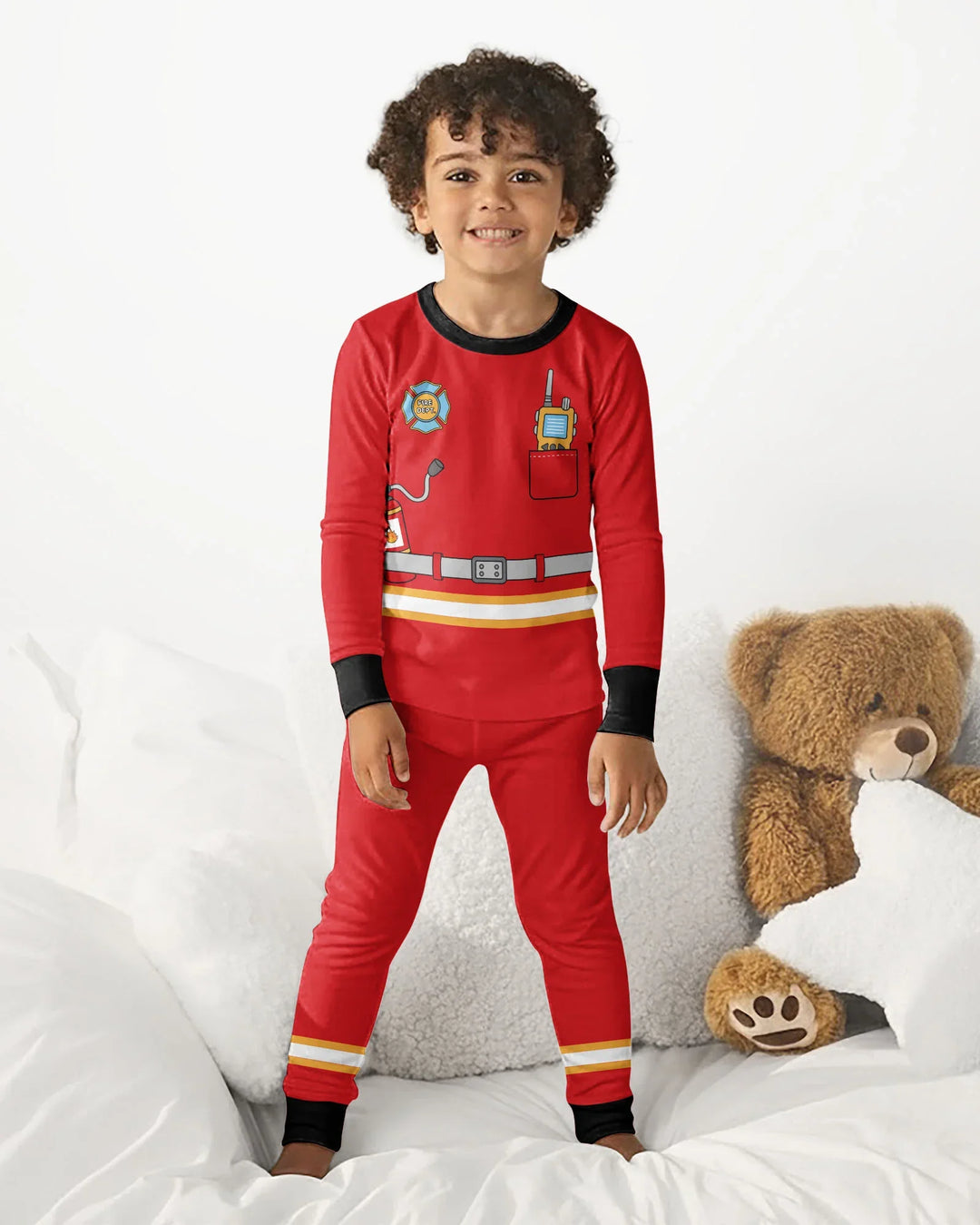 Template Bamboo Two Piece Long Sleeve Pyjamas Set
