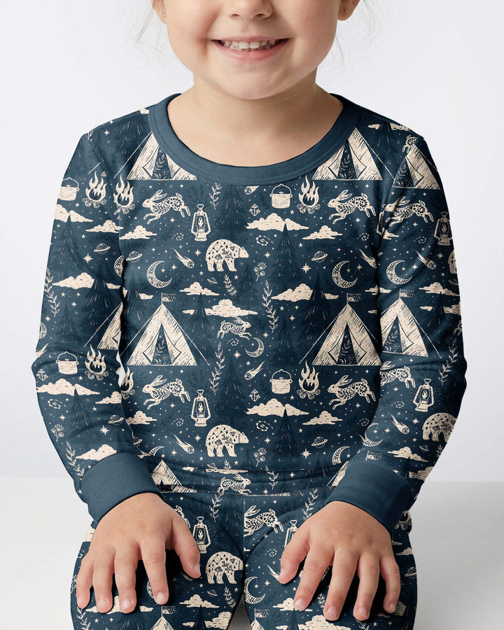 Template Bamboo Two Piece Long Sleeve Pyjamas Set