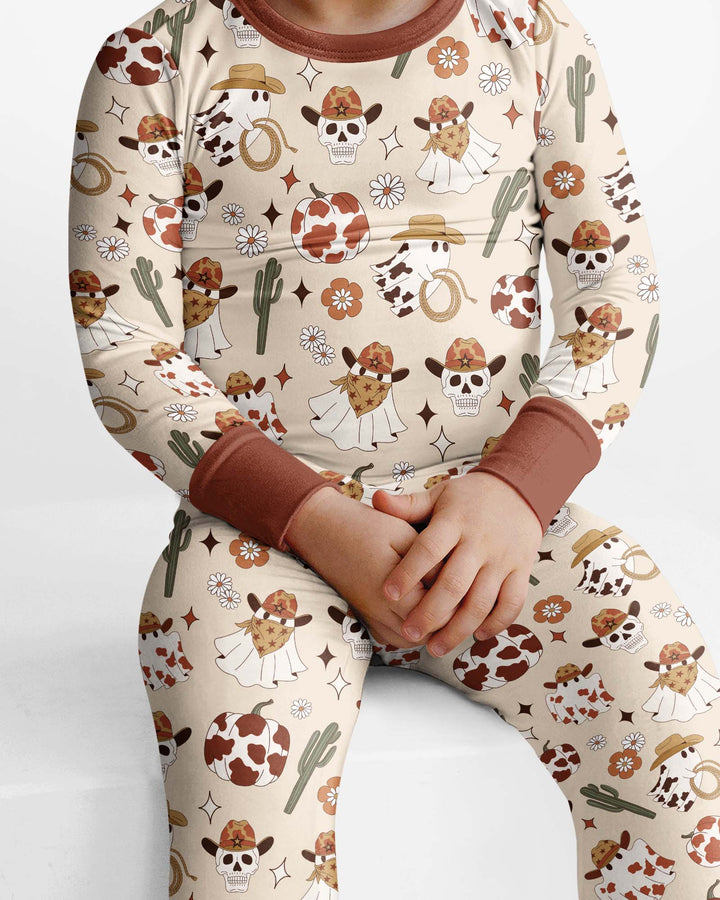 Template Bamboo Two Piece Long Sleeve Pyjamas Set