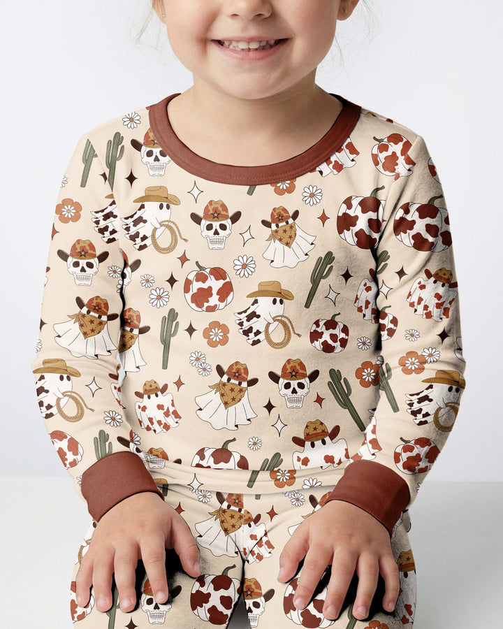Template Bamboo Two Piece Long Sleeve Pyjamas Set