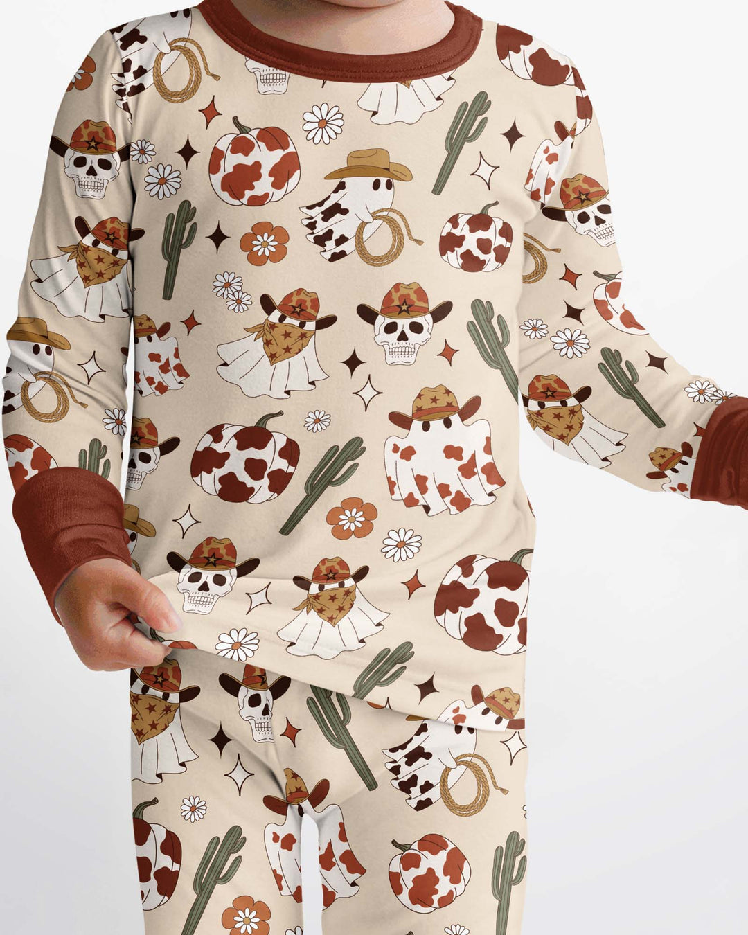 Template Bamboo Two Piece Long Sleeve Pyjamas Set